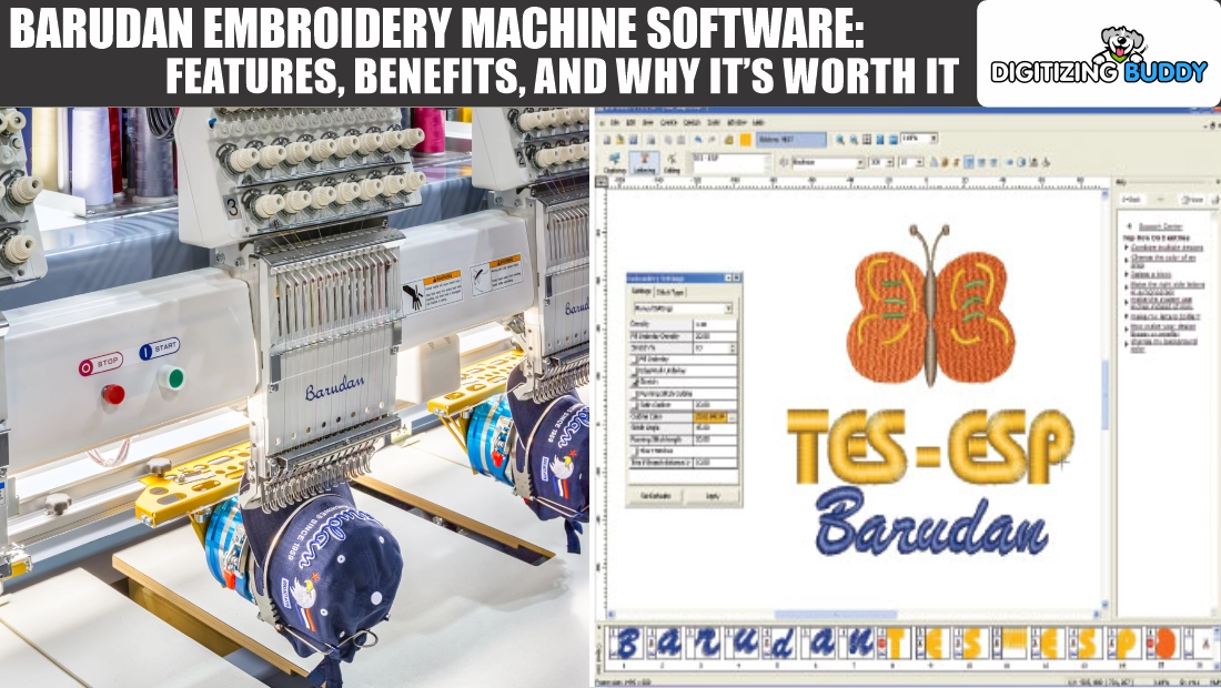 Barudan Embroidery Machine Software Features