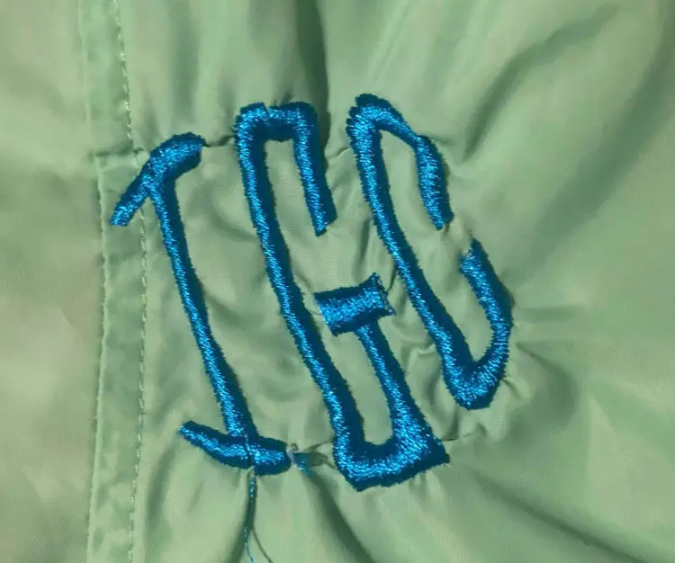 Poor Quality Embroidery Sew-out 