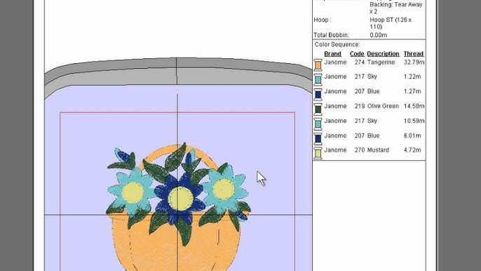 Jan Embroidery File