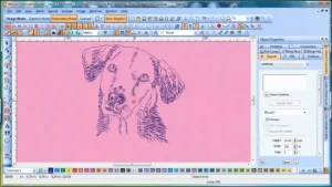 A dog image in HUS file format