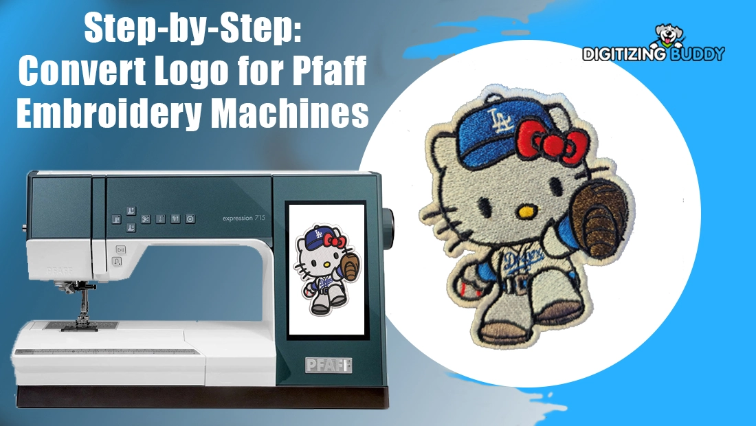 Step by Step Convert Logo for Pfaff Embroidery Machines