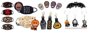 Halloween embroidered patches
