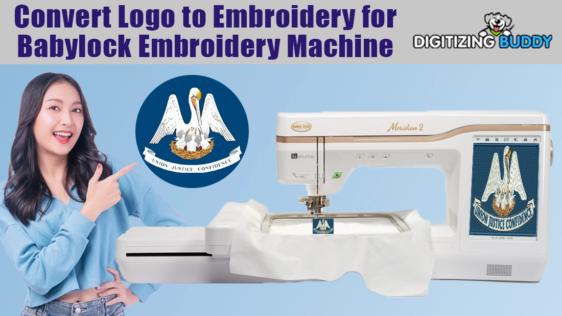 Convert Logo to Embroidery for Babylock Embroidery Machine