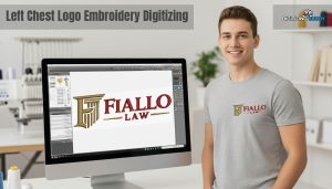 Left Chest Logo Digitizing