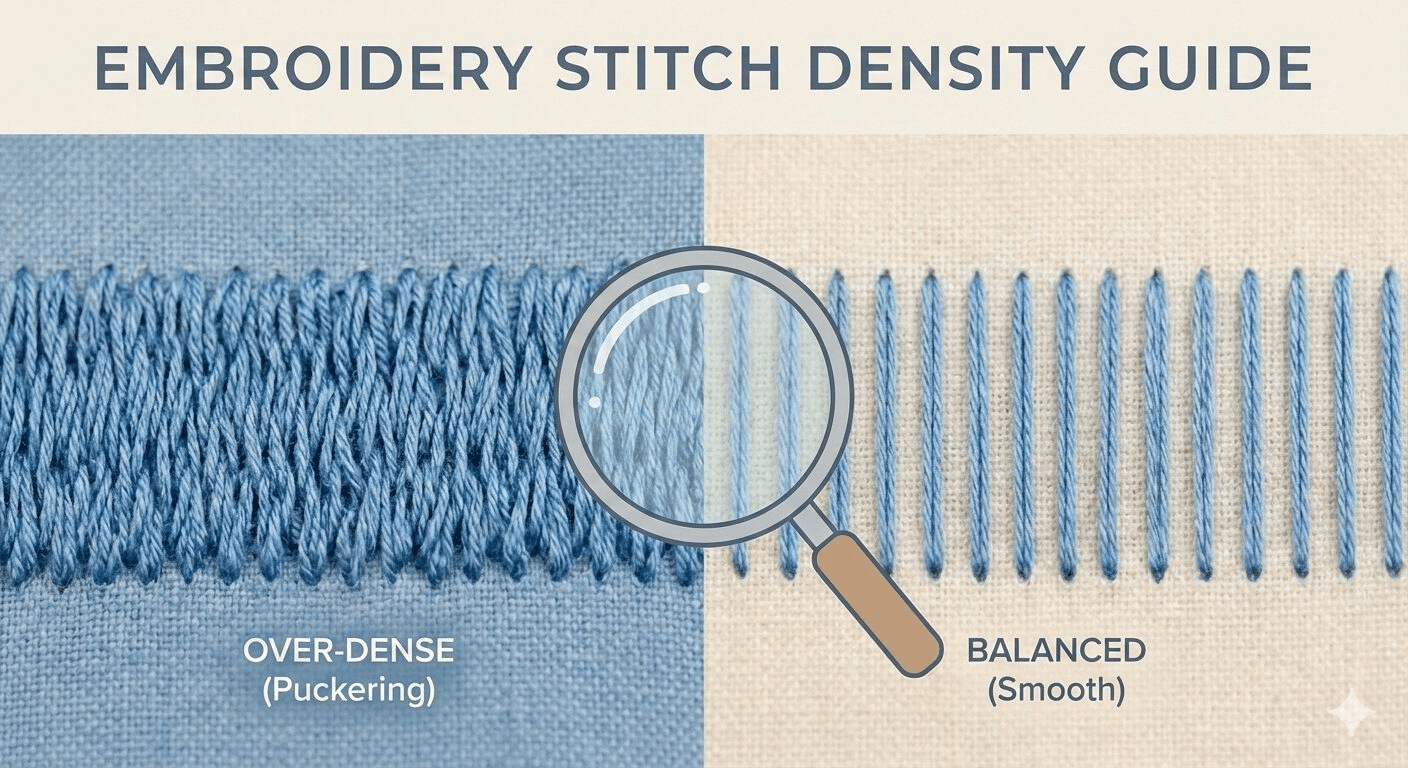 stitch density in embroidery digitizing 