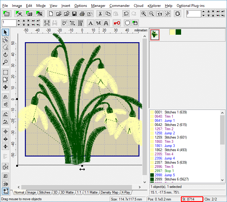 stitch density in embroidery digitizing 