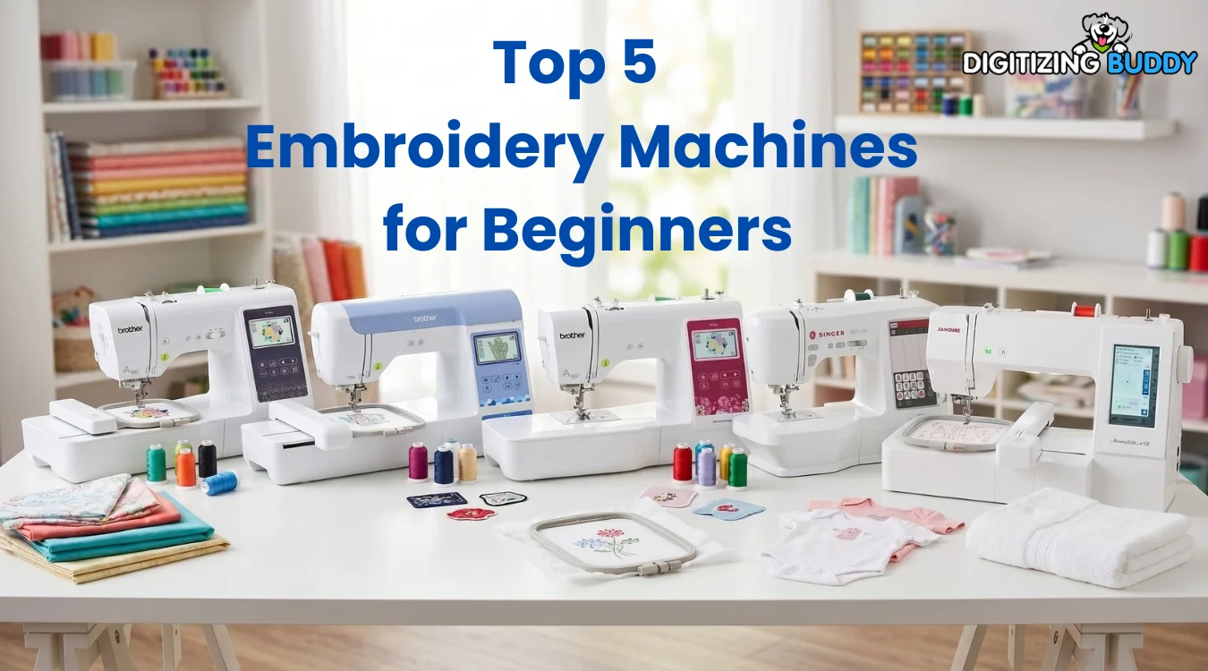 Top 5 Embroidery Machines for Beginners