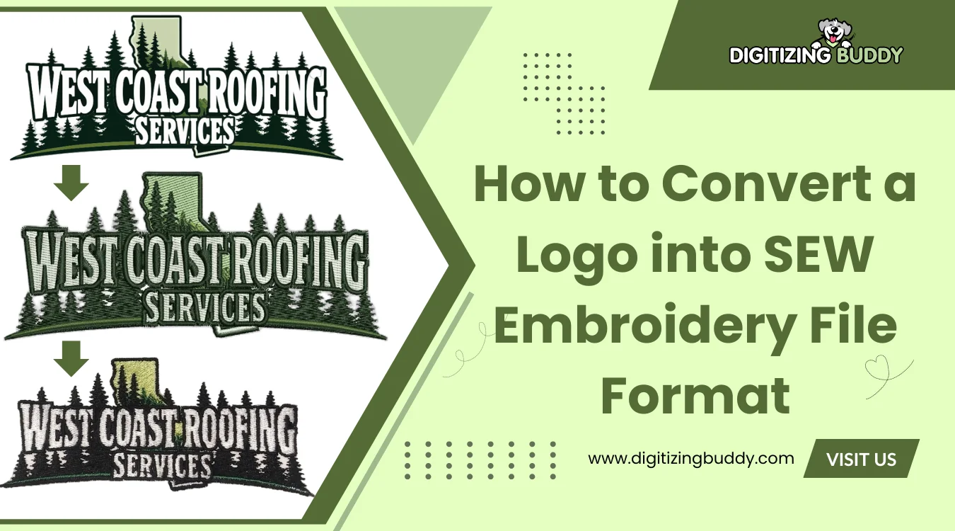 How to Convert a Logo into SEW Embroidery File Format