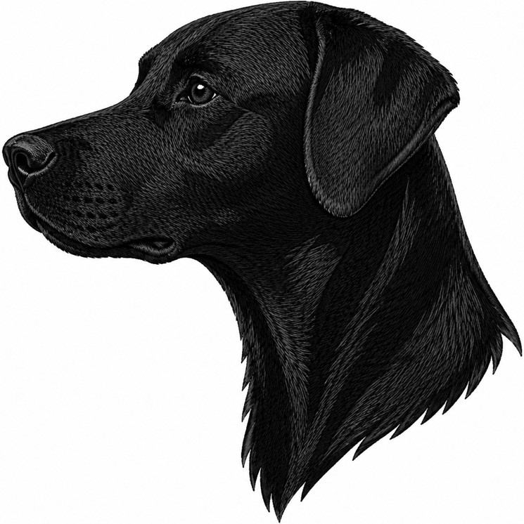 Dog Embroidery Design by Digitizing Buddy