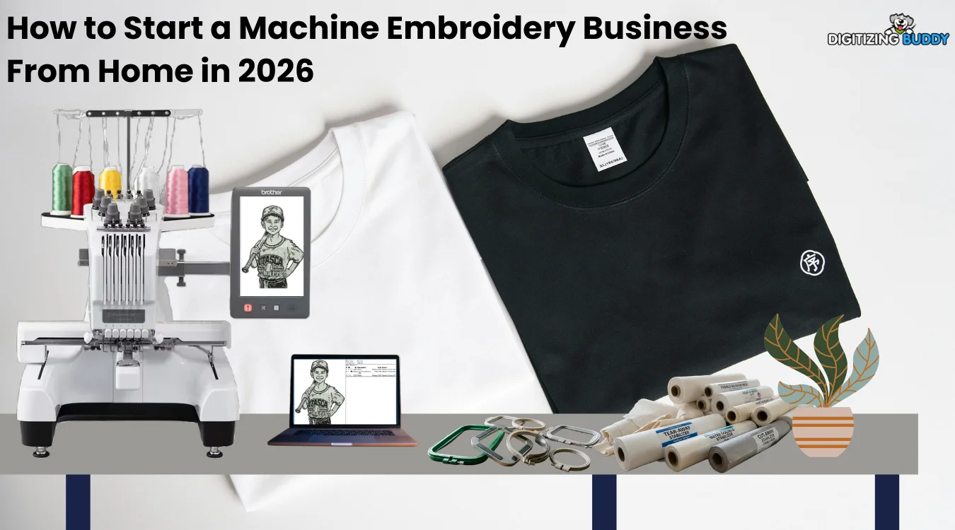 How to Start a Machine Embroidery Business From Home in 2026