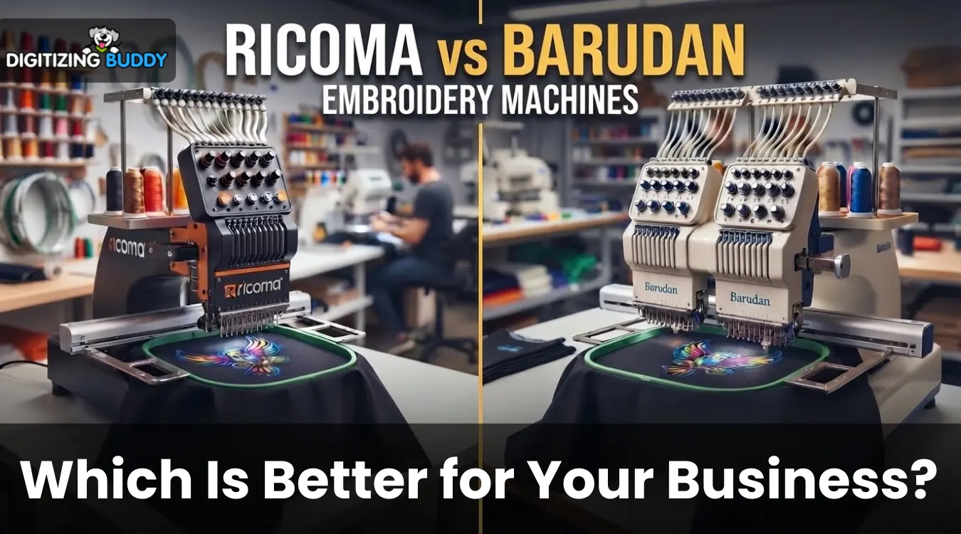 Ricoma vs Barudan Embroidery Machines: Which Is Better for Your Business?