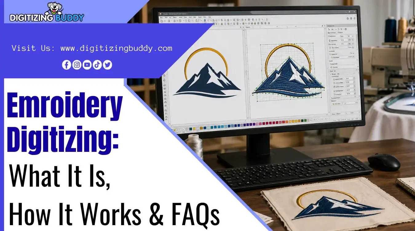 Embroidery Digitizing: What It Is, How It Works & FAQs