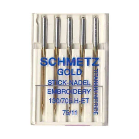 Schmetz's Specialty Gold Embroidery Needle