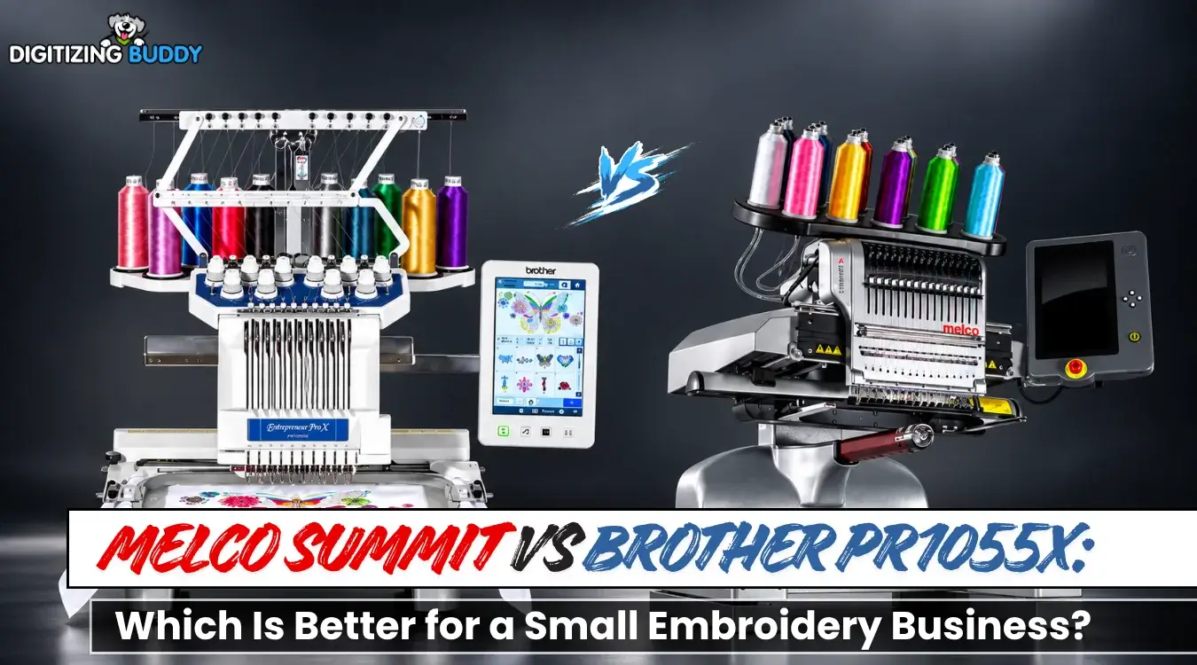 Melco SUMMIT vs Brother PR1055X: Which Is Better for a Small Embroidery Business?