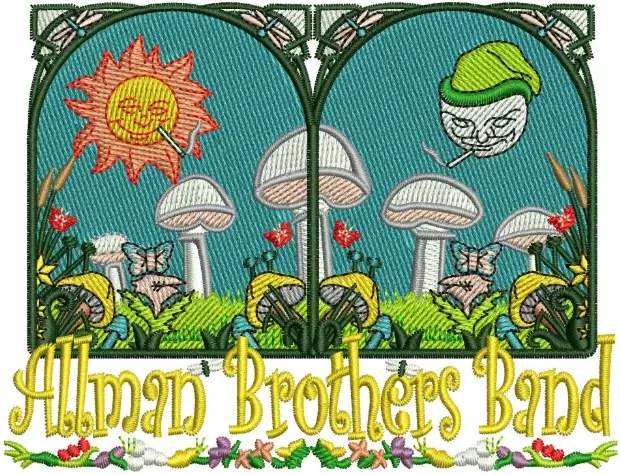 A detailed logo digitized for embroidery by Digitizing Buddy