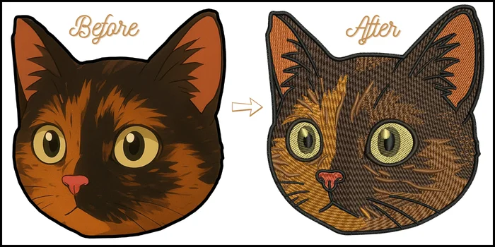 From Artwork to Embroidery File Digitized by Digitizing Buddy From Artwork to Embroidery File Digitized by Digitizing Buddy